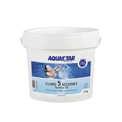 AQUASTAR CLORO 5 ACCIONES TAB 200G