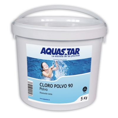 AQUASTAR CLORO POLVO 90%