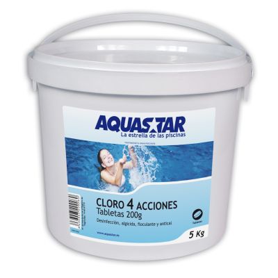 AQUASTAR CLORO 4 ACCIONES TAB 200G