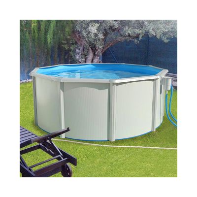 PISCINA CIRCULAR CON COLUMNAS